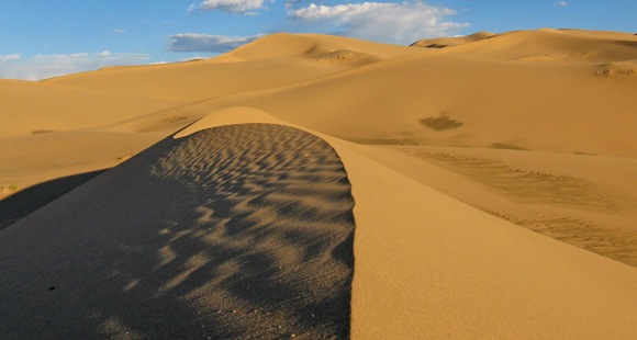 Die berühmte Wüste Gobi / Mongolei