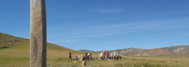 Hirschsteine in der Nähe von Murun im Norden der Mongolei