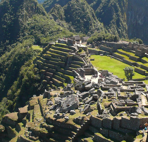 Inkastadt Machhu Picchu in Peru