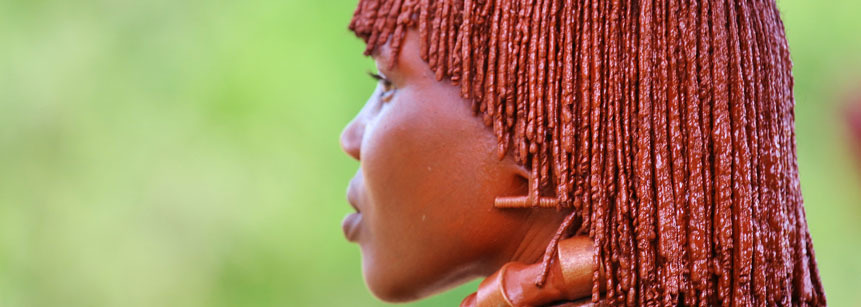 Frau vom Hamer Stamm auf Äthiopien Rundreise