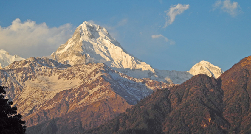 Annapurna Peak in Nepal