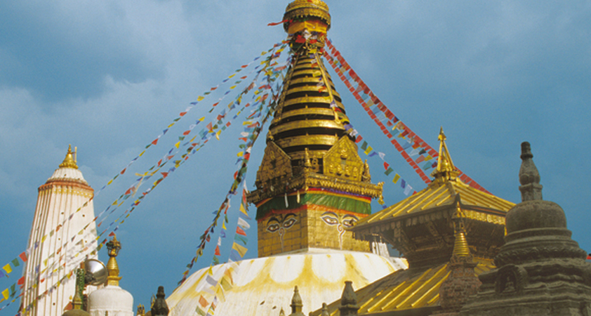 Stupa von Bodnath in Kathmandu in Nepal