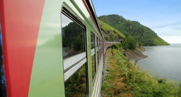 Fahrt mit der Transsibirischen Eisenbahn nach Irkutsk