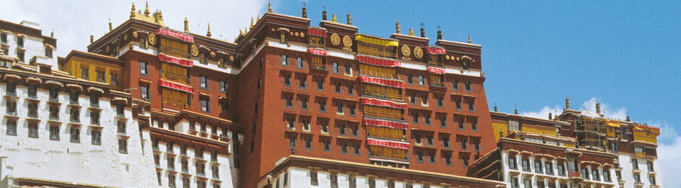 Potala Palast in Lhasa auf einer Tibet Reise
