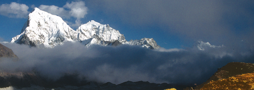 Ausblick auf den Gokyo Ri Nepal Reise